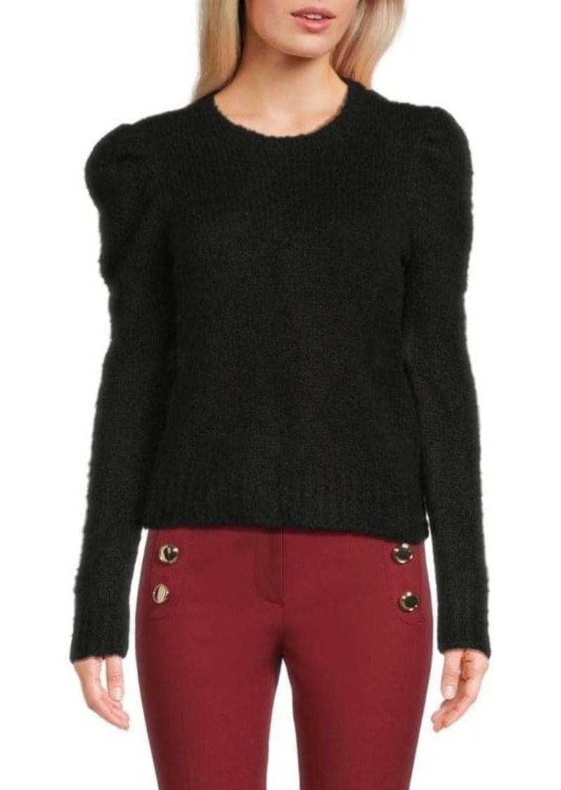 Derek Lam Locken Puff Sleeve Alpaca Blend Sweater