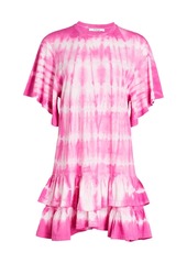 Derek Lam Lois Tie-Dye Ruffle Dress