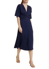 Derek Lam Lorraine Twist Midi-Dress