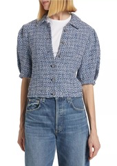 Derek Lam Lucas Puff-Sleeve Shacket