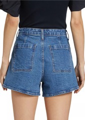 Derek Lam Luna Woven Denim Shorts