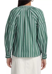 Derek Lam Malorie Striped Cotton Top