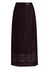 Derek Lam Marjorie Lace Pencil Midi-Skirt