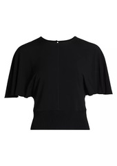 Derek Lam Marva Knit Short-Sleeve Top