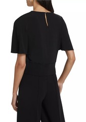 Derek Lam Marva Knit Short-Sleeve Top