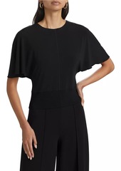 Derek Lam Marva Knit Short-Sleeve Top