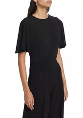 Derek Lam Marva Knit Short-Sleeve Top