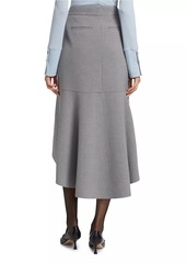 Derek Lam Nicolette High-Low Midi-Skirt