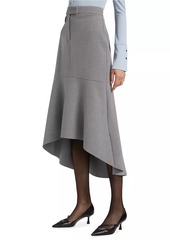 Derek Lam Nicolette High-Low Midi-Skirt