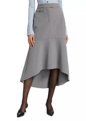 Derek Lam Nicolette High-Low Midi-Skirt