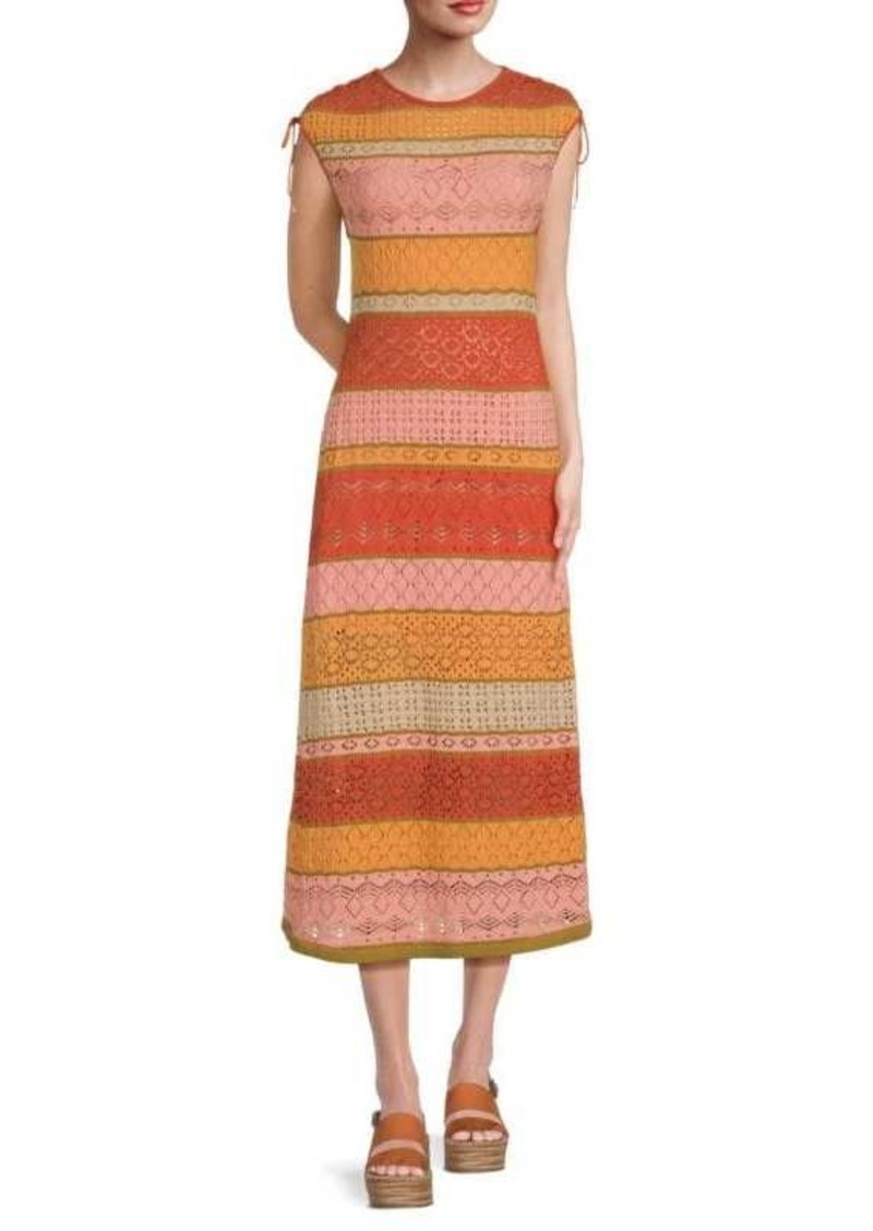 Derek Lam Octavia Crochet Maxi Dress