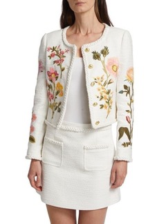 Derek Lam Penelope Floral Embroidered Jacket