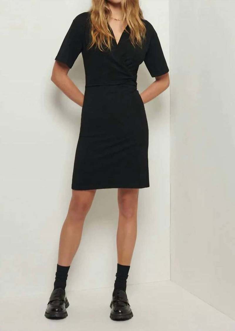 Derek Lam Raylen Twist Sweater Dress In Black