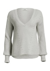 Derek Lam Shimmer Merino Wool Cashmere Sweater