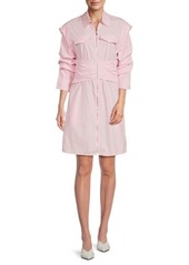 Derek Lam Skylar Zipper Shirt Dress