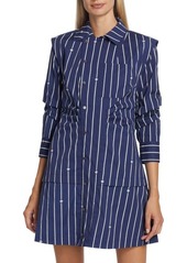 Derek Lam Solana Striped Mini Shirtdress