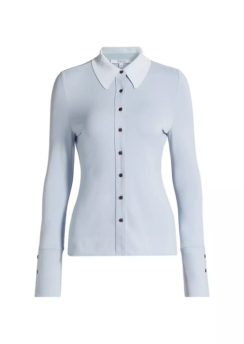 Derek Lam Ulla Buttoned Knit Top