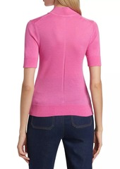 Derek Lam Violette Cashmere Henley Top