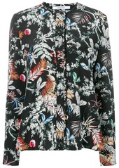 Derek Lam wallpaper floral print blouse