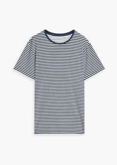 Derek Rose - Alfie striped stretch-modal jersey T-shirt - Blue - S