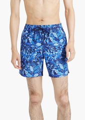 Derek Rose - Aruba mid-length printed swim shorts - Blue - XL