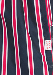 Derek Rose - Bali mid-length striped swim shorts - Blue - XL