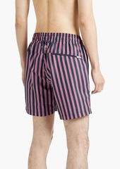 Derek Rose - Bali mid-length striped swim shorts - Blue - XL