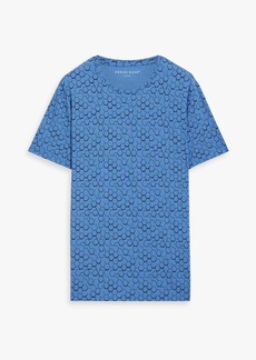 Derek Rose - Basel printed stretch-modal jersey T-shirt - Blue - XL