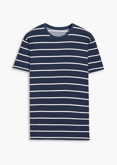 Derek Rose - Basel striped stretch-modal jersey T-shirt - Blue - M