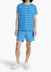 Derek Rose - Basel striped stretch-modal jersey T-shirt - Blue - M