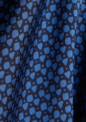 Derek Rose - Brindisi printed silk-satin pajama set - Blue - S