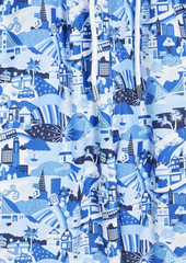 Derek Rose - Maui mid-length printed swim shorts - Blue - XL