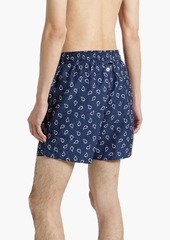 Derek Rose - Maui mid-length printed swim shorts - Blue - 3XL