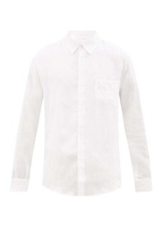 Derek Rose - Monaco Linen Shirt - Mens - White