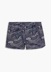 Derek Rose - Nelson printed cotton boxer shorts - Blue - XXL