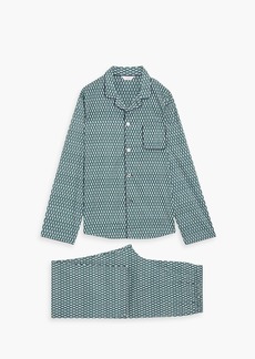 Derek Rose - Nelson printed cotton pajama set - Green - XL