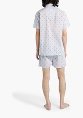 Derek Rose - Printed cotton pajama set - Blue - L