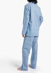 Derek Rose - Printed cotton pajama set - Blue - S