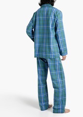 Derek Rose - Ranga checked cotton-flannel pajama set - Blue - S