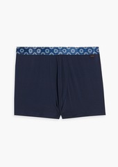 Derek Rose - Stretch-cotton jersey boxer briefs - Blue - XS