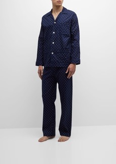 Derek Rose Men's Nelson 96 Cotton Long Pajama Set