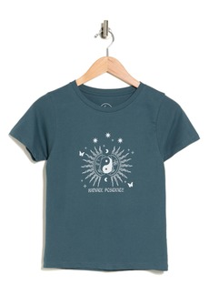 Desert Dreamer Radiate Positivity Ying Yang Graphic T-Shirt in Duck Blue at Nordstrom Rack