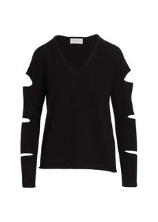 Design History Cashmere Cut-Out Sweater