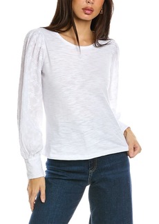 Design History Combo Puff Sleeve Blouse