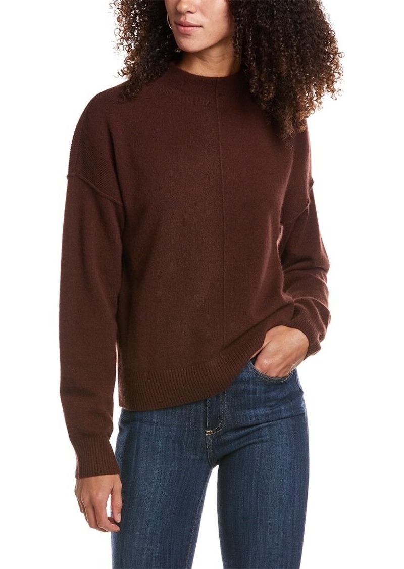 Design History Mock Neck Cashmere Sweater
