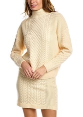 Design History Mock Neck Wool-Blend Sweater