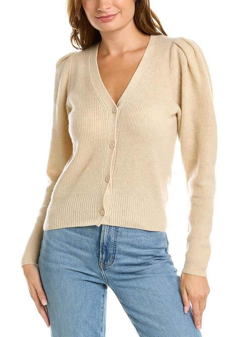 Design History Puff Sleeve Cashmere Sweater