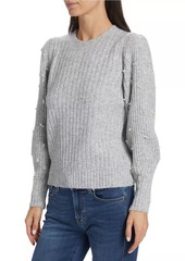 Design History Faux Pearl Sweater