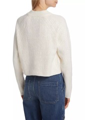 Design History Sequined Rib-Knit Sweater