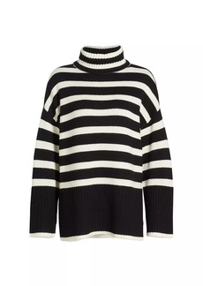 Design History Striped Turtleneck Sweater